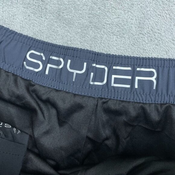 Spyder Mens XL Black Swim Shorts Lightweight Polyester Blend a0835 - Picture 2 of 6